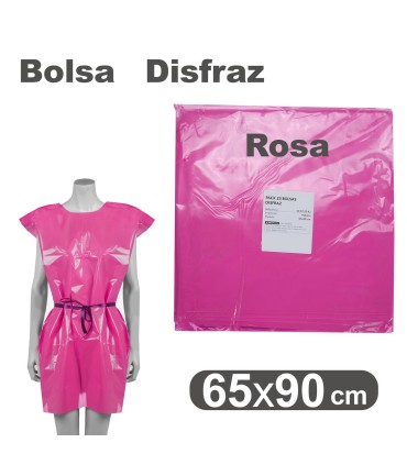 BOLSA BASURA 65X90 ROSA NIEFENVER