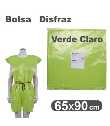 BOLSA DISFRAZ 65X90 cm VERDE CLARO NIEFENVER