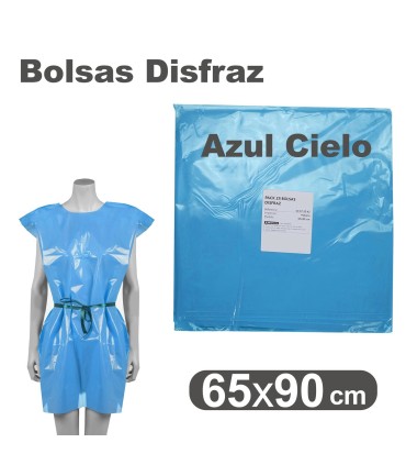 BOLSA DISFRAZ 65X90 cm AZUL CLARO NIEFENVER