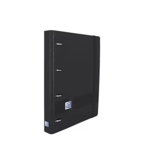 CARPETA 4 ANILLAS OXFORD CON RECAMBIO EUROPEANBINDER + 5X5 NEGRA