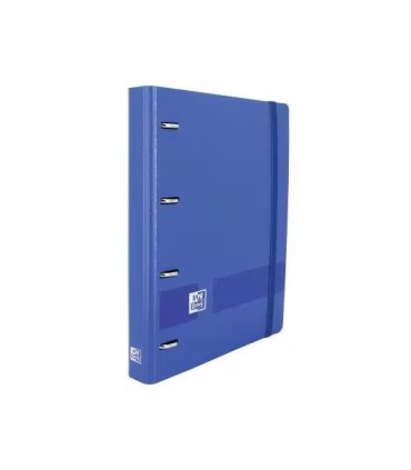 CARPETA 4 ANILLAS OXFORD CON RECAMBIO EUROPEANBINDER + 5X5 AZUL