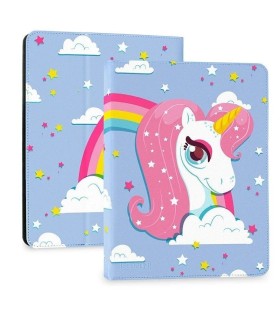 FUNDA UNIVERSAL SUBBLIM TRENDY CASE UNICORN PARA TABLET HASTA 10 1"-25 6CM - CIERRE BANDA