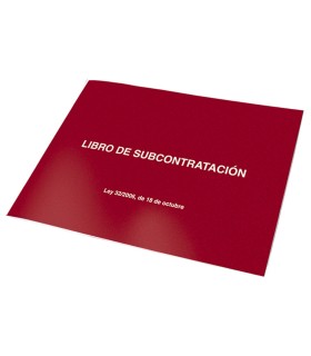 LIBRO DE SUBCONTRATACION DOHE A-4 APAISADO