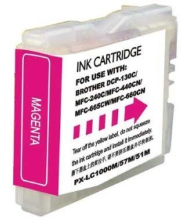 CARTUCHO BROTHER COMPATIBLE LC1000 - 970XL MAGENTA 26 6ml