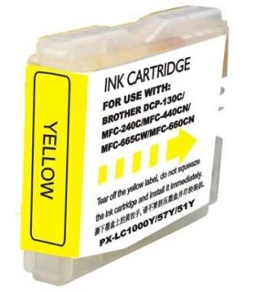 CARTUCHO BROTHER COMPATIBLE LC1000 - 970XL AMARILLO 26 6ml