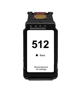 CARTUCHO CANON REMANUFACTURADO PG512 - PG510 NEGRO 2969B001 - B2970B001 16ml