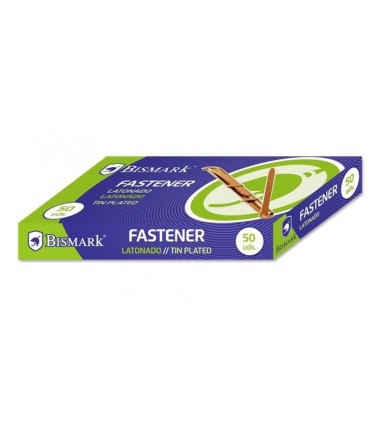 FASTENER LATONADO BISMARK CAJA 50 UNIDADES REF: 310667