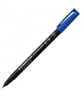 ROTULADOR PERMANENTE STAEDTLER AZUL PUNTA S