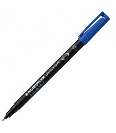 ROTULADOR PERMANENTE STAEDTLER AZUL PUNTA S