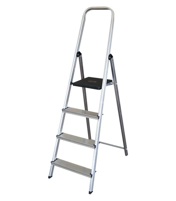ESCALERA ALUMINIO 4 PELDAÑOS GSC - MAX  150KG