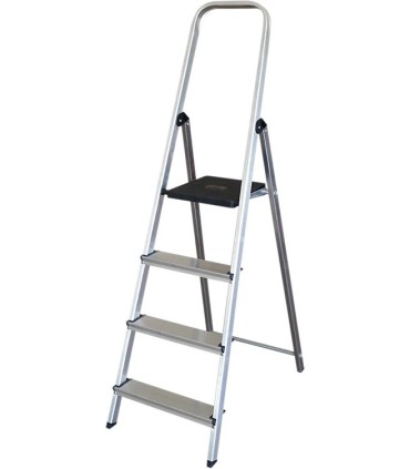ESCALERA ALUMINIO 4 PELDAÑOS GSC - MAX  150KG