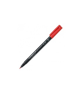 ROTULADOR PERMANENTE STAEDTLER ROJO PUNTA S