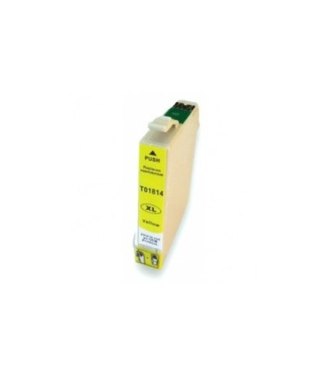 CARTUCHO EPSON COMPATIBLE T1814 - T1804  18XL  AMARILLO C13T18144010 - C13T18044010 11ml 