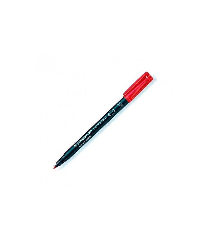 ROTULADOR PERMANENTE STAEDTLER ROJO PUNTA M
