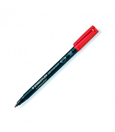 ROTULADOR PERMANENTE STAEDTLER ROJO PUNTA M