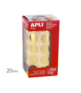 GOMET CIRCULO ORO 20MM APLI