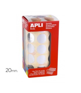 GOMET CIRCULO PLATA 20MM APLI