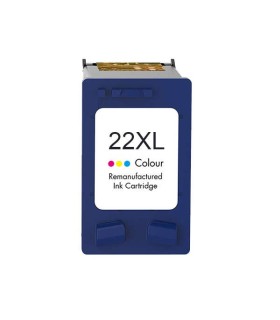 CARTUCHO HP REMANUFACTURADO 22XL COLOR C5352AE - C8352CE 16ML