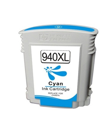CARTUCHO BM HP REMANUFACTURADO 940XL CYAN C4907A 29ML 