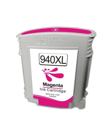 CARTUCHO BM HP REMANUFACTURADO 940XL MAGENTA C4908A 29ML 