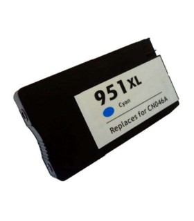 CARTUCHO HP COMPATIBLE 951XL CYAN CN046AE - CN050AE 26ml