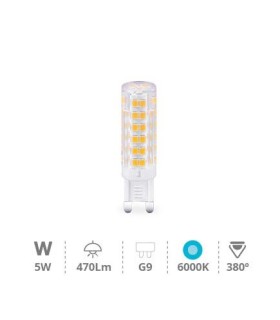 BOMBILLA LED GSC SMD G9 4 8W LUZ BLANCA 6000K 530 LUMENES