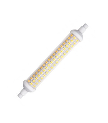BOMBILLA BM LED R7S 10W 118mm LUZ CALIDA 3000K-3500K 950 LUMENES REF: LM7128