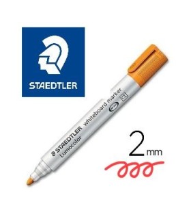 ROTULADOR STAEDTLER LUMOCOLOR PIZARRA BLANCA NARANJA