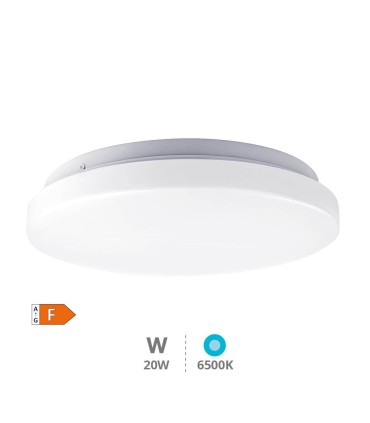 PLAFON TECHO LED CIRCULAR ELDA GSC BLANCO 20W LUZ BLANCA 6500K 2050 LUMENES IP20