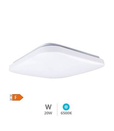 PLAFON TECHO LED CUADRADO BOGEN GSC BLANCO 20W LUZ BLANCA 6500K 1600 LUMENES IP20