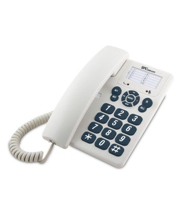 TELEFONO DE SOBREMESA SPC ORIGINAL BLANCO - 3 NIVELES DE VOLUMEN - 3 MEMORIAS DIRECTAS