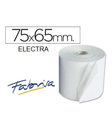 ROLLO PAPEL ELECTRA 75x65 60GR  FABRISA