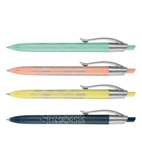 PACK 4 BOLIGRAFOS MILAN P1 SILVER