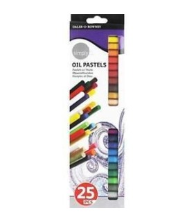 CAJA CERA PASTEL OLEOS 25UND