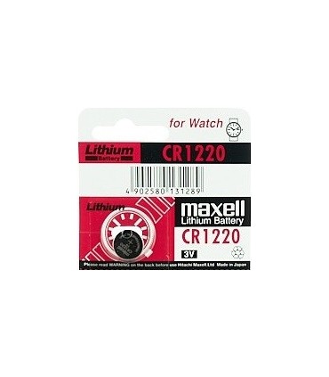 PILA BOTON MAXELL ALKALINE CR1220 3V