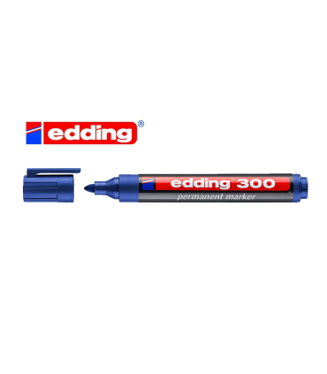 ROTULADOR PERMANENTE EDDING 300 AZUL