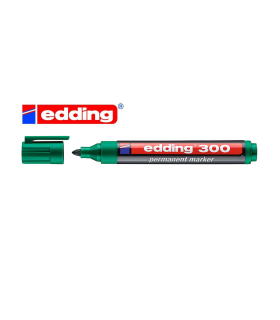 ROTULADOR PERMANENTE EDDING 300 VERDE