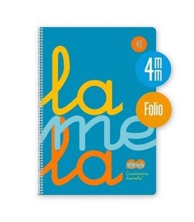 BLOC Fº LAMELA 4MM PLASTICO AZUL