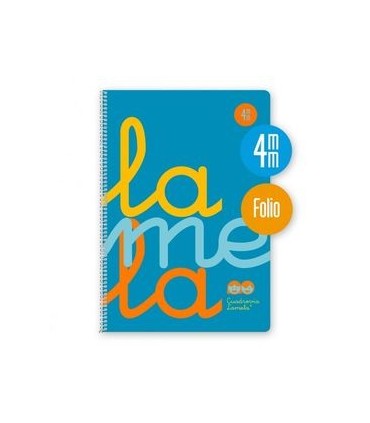 BLOC Fº LAMELA 4MM PLASTICO AZUL