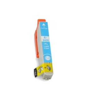 CARTUCHO BM EPSON COMPATIBLE T2435-T2425 (24XL) CYAN LIGHT C13T24354010-C13T24254010 13ML