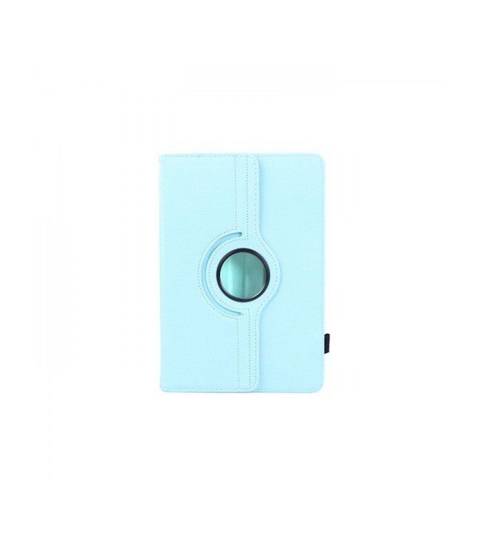FUNDA UNIVERSAL 3GO AZUL CELESTE 10 1"-25 6CM - SOPORTE ROTATORIO - CIERRE ELASTICO