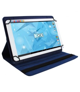 FUNDA UNIVERSAL 3GO AZUL - 7" - SOPORTE GIRATORIO - CIERRE DE PLASTICO