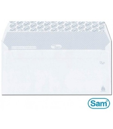 SOBRE AMERICANO SIN VENTANA BLANCO SAM 115x225mm OPEN 115 REF: 247684