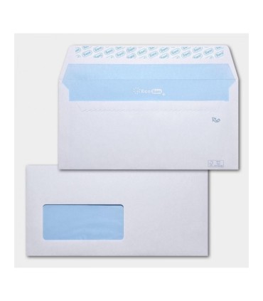 SOBRE AMERICANO VENTANA DERECHA BLANCO SAM 115x225mm OPEN 115 VD