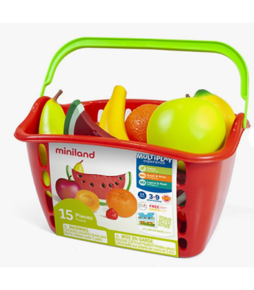 CESTA FRUTAS 15 PIEZAS