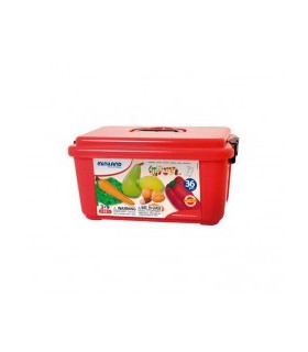 CONTENEDOR FRUTAS, HORTALIZAS Y FRUTOS SECOS 36 PIEZAS MINILAND
