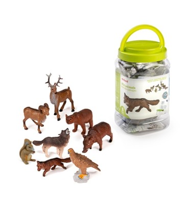 BOTE ANIMALES DEL BOSQUE 8 FIGURAS MINILAND