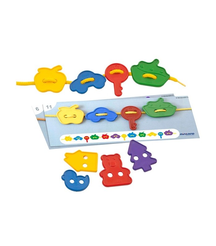 FIGURAS ENSARTABLES 80 PIEZAS MINILAND