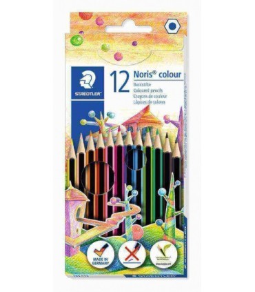 LAPICES COLORES STAEDTLER NORIS 12 UNIDADES