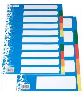 JUEGO SEPARADORES FOLIO 5 COLORES GRAFOPLAS